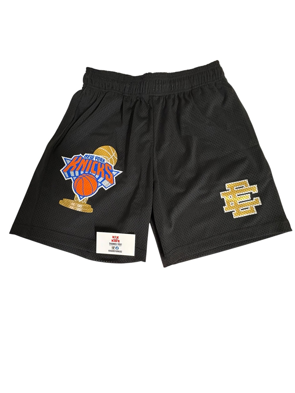 Eric Emanuel Black Knicks Chanpionship Mesh Shorts